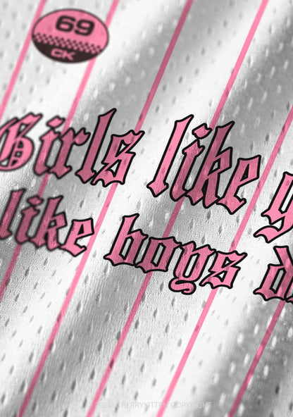 Girls Like Girls Like Boys Do Pride Y2K Sport Jersey Tank Cherrykitten