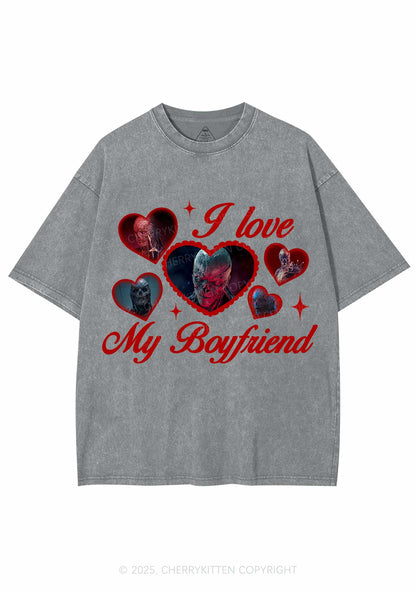 I Love My Boyfriend VN Y2K Shirts Washed Tee Cherrykitten