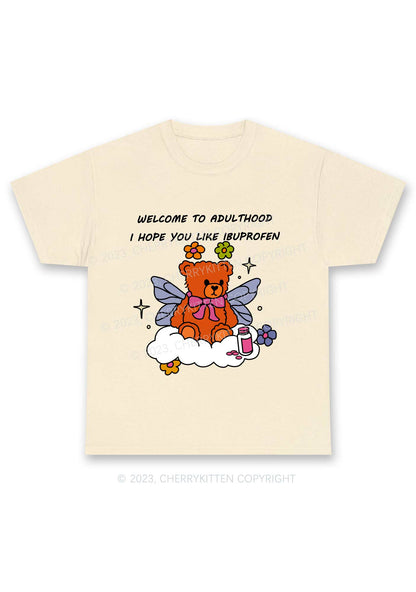 Welcome To Adulthood Y2K Chunky Shirt Cherrykitten