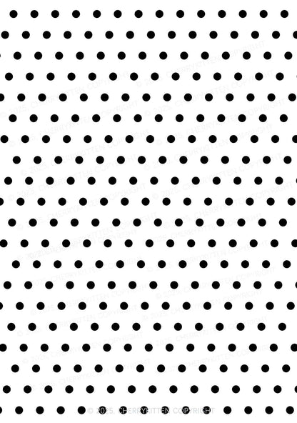 Black And White Dots Y2K Print Bikini Set Cherrykitten