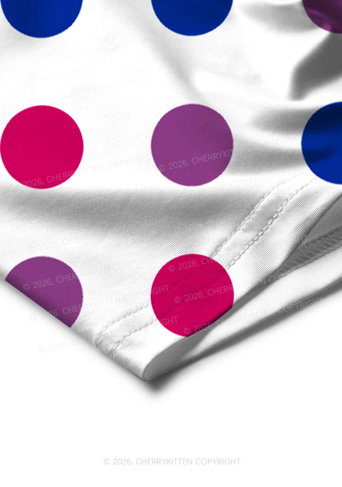 Bisexual Dots On White Pride Y2K Print Men Boxer Briefs Cherrykitten