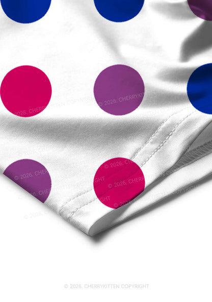 Bisexual Dots On White Pride Y2K Print Men Boxer Briefs Cherrykitten