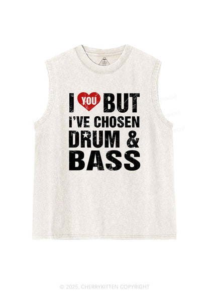 Chosen Drum And Bass Y2K Washed Muscle Tank Cherrykitten
