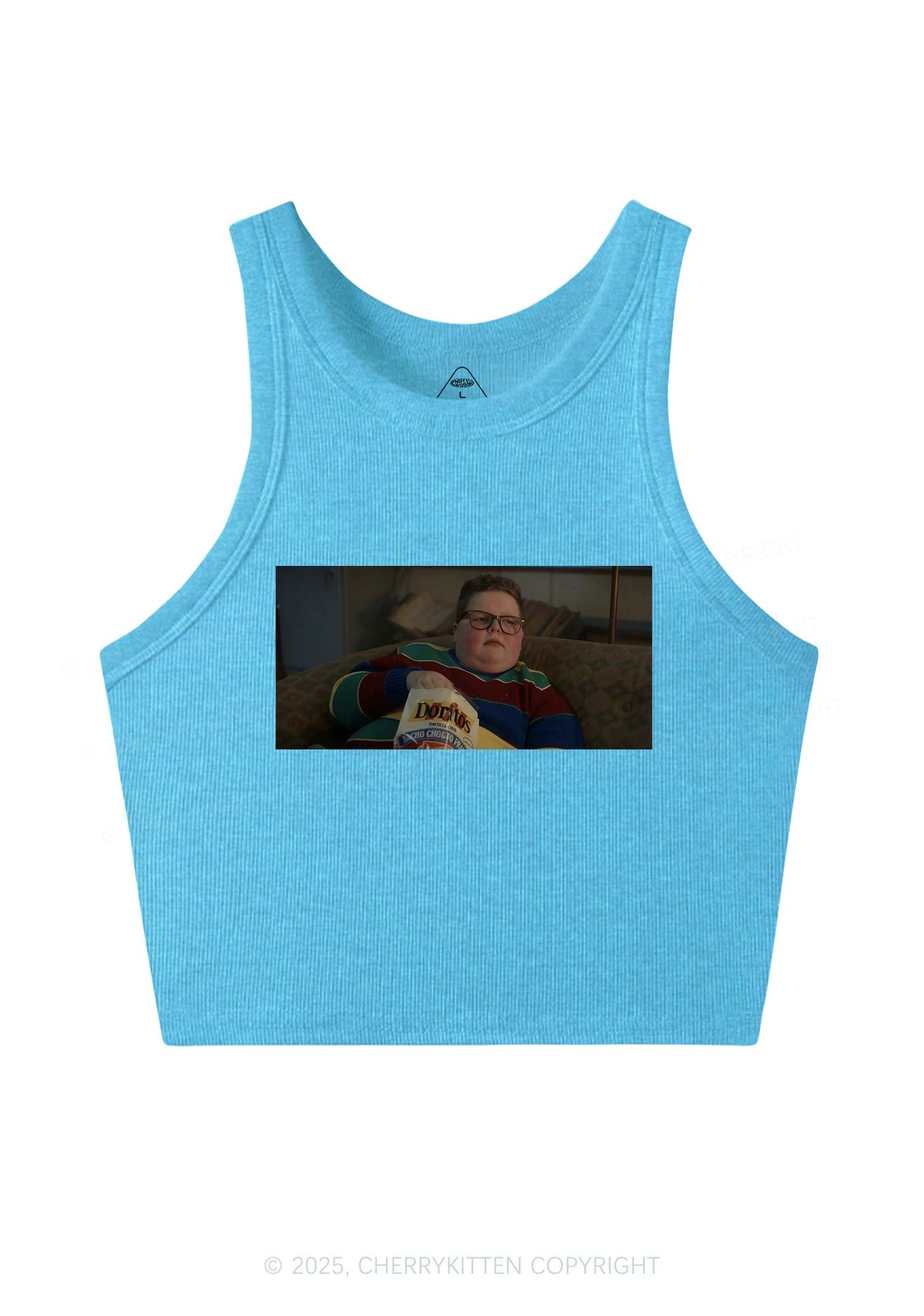 Snack Break Y2K Crop Tank Top Cherrykitten