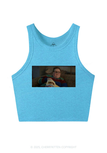 Snack Break Y2K Crop Tank Top Cherrykitten
