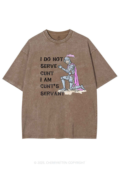 I Am Cxxt Servant Y2K Shirts Washed Tee Cherrykitten