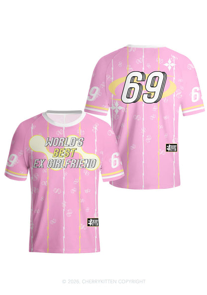 Best Ex Girlfriend Y2K Football Jersey Shirts Cherrykitten