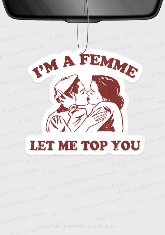 Im A Femme Pride 1Pc Y2K Car Air Freshener Cherrykitten