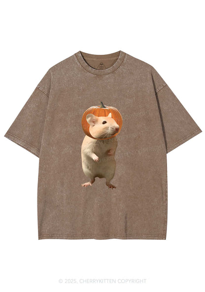 Halloween Silly Ratz Y2K Shirts Washed Tee Cherrykitten
