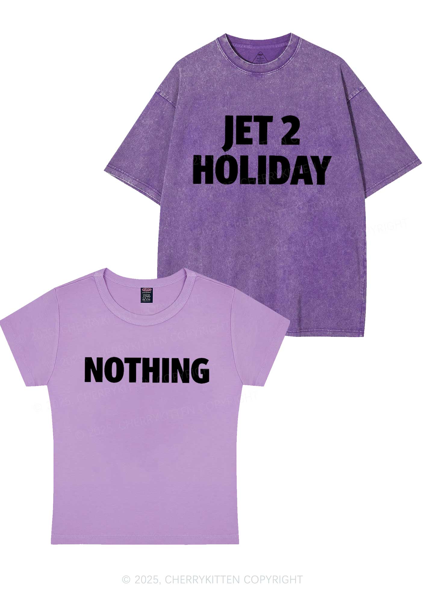 Jet Holiday Nothing Y2K Valentine's Day Couple Shirt Cherrykitten