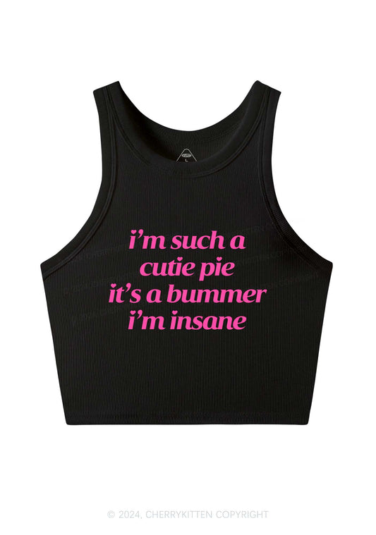 Such A Cutie Pie Y2K Crop Tank Top Cherrykitten