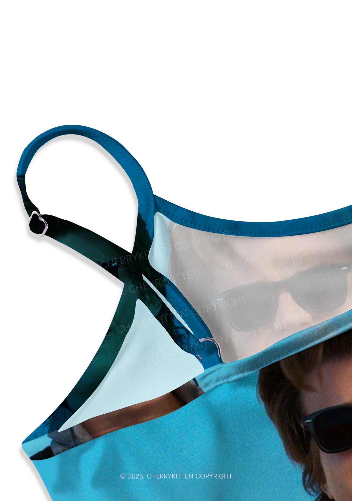 Jacket Daddy SH Y2K Print Cami Crop Top Cherrykitten