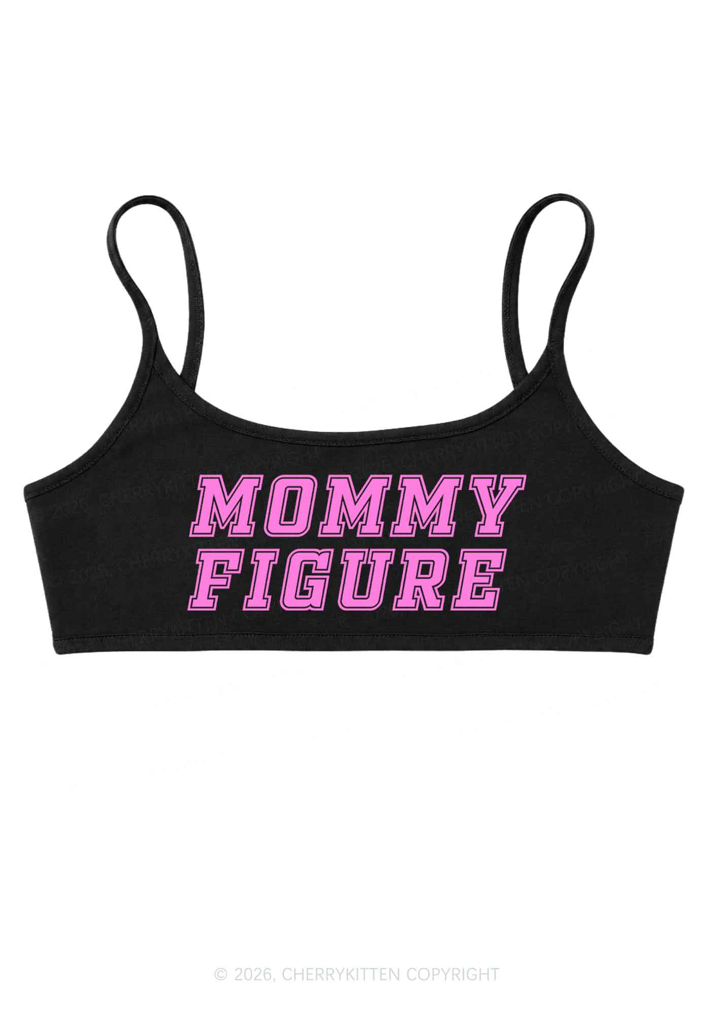 Mommy Figure Y2K Super Crop Cami Cherrykitten
