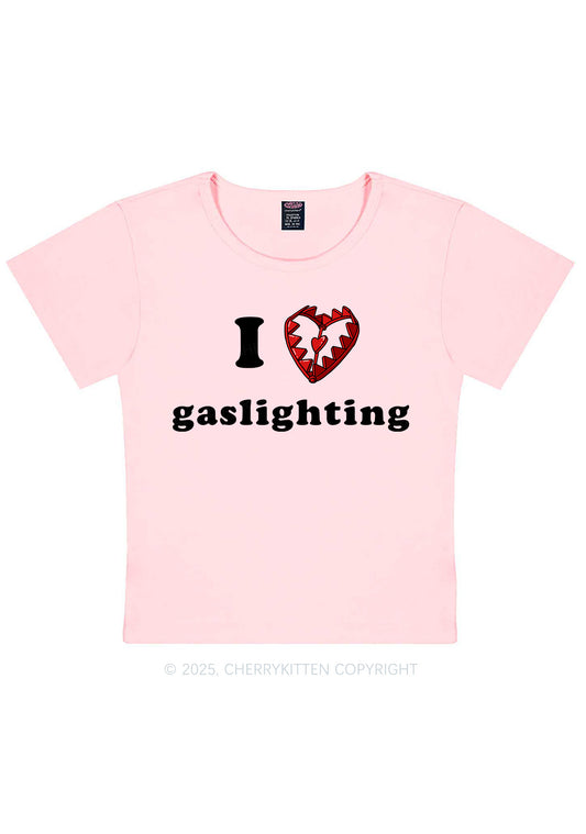 Love Gaslighting Y2K Baby Tee Cherrykitten
