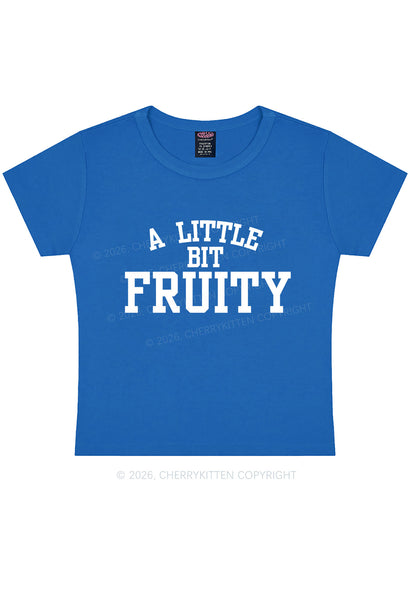 A Little Bit Fruity Pride Y2K Baby Tee Cherrykitten