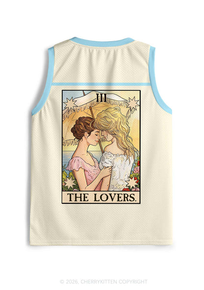 Vintage Beach Lesbian Lovers Pride Y2K Sport Jersey Tank Cherrykitten