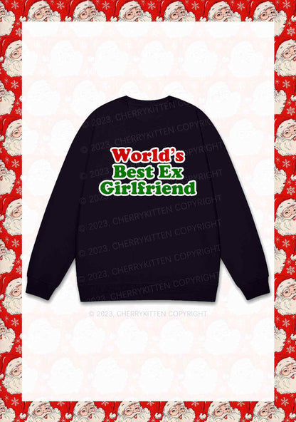 Best Ex Girlfriend Christmas Y2K Sweatshirt Cherrykitten