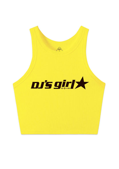 DJs Girl Y2K Crop Tank Top Cherrykitten