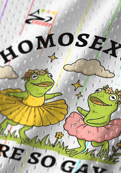 Homosexuals Are So Gay Pride Y2K Sport Jersey Tank Cherrykitten