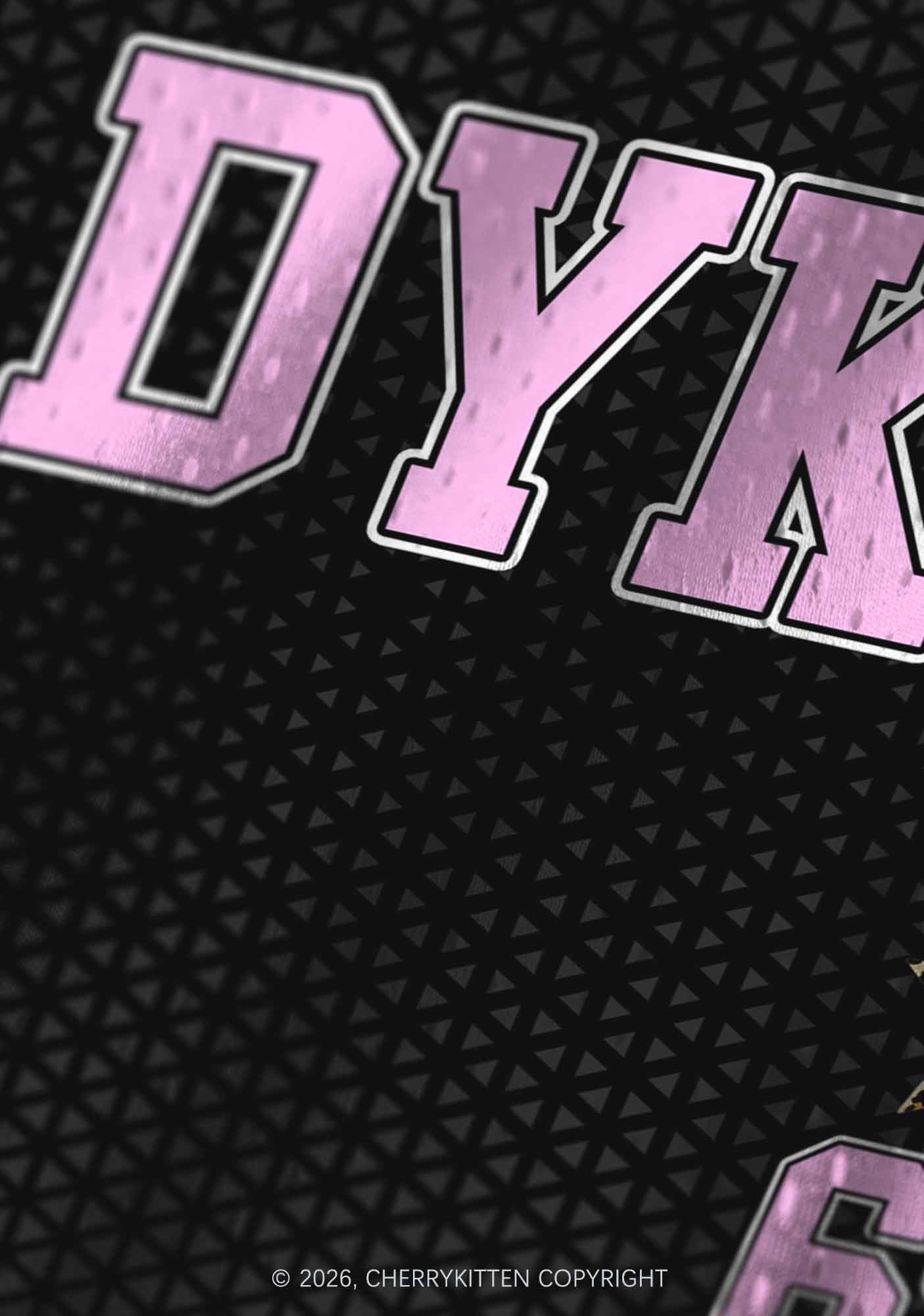 Pink Dyke Pride Y2K Sport Jersey Tank Cherrykitten