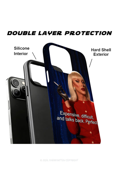 Expensive Difficult And Talks Back Y2K Phone Case Cherrykitten