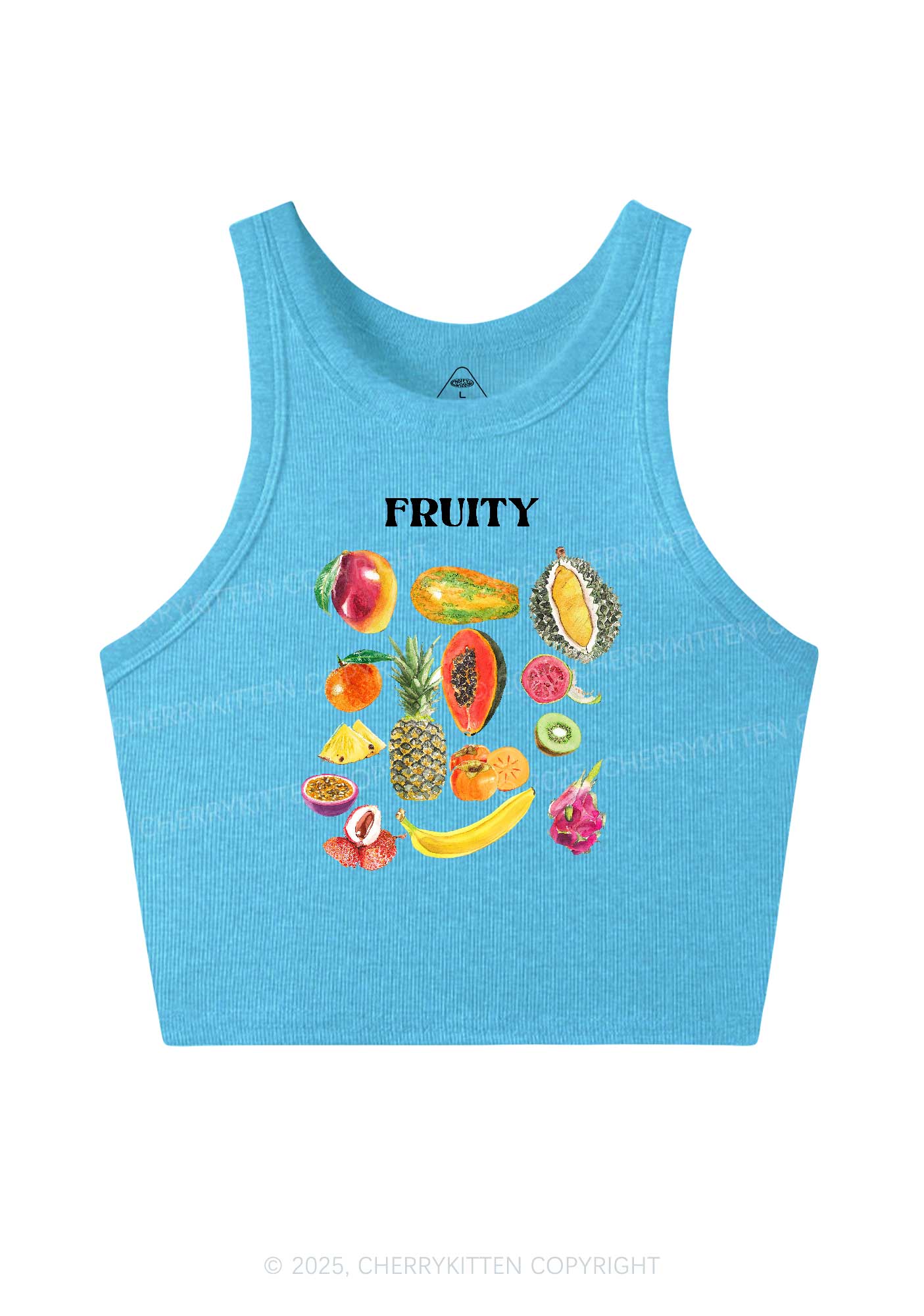 Fruity Y2K Crop Tank Top Cherrykitten
