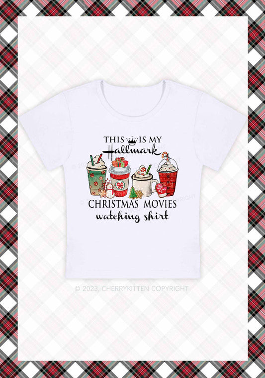 Christmas Movies Watching Shirt Baby Tee Cherrykitten