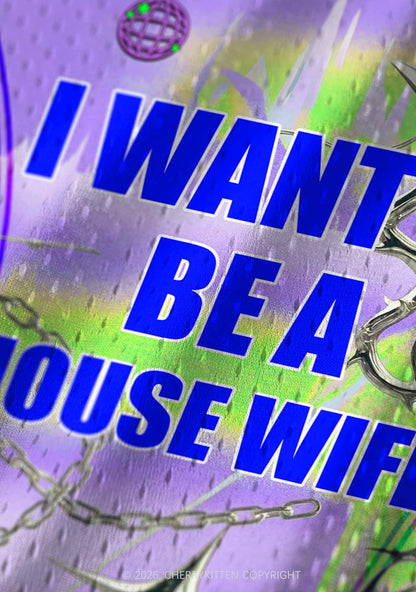I Want To Be A House Wife Y2K Sport Jersey Tank Cherrykitten