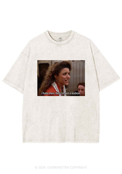 I Hate Men Y2K Washed Tee Cherrykitten