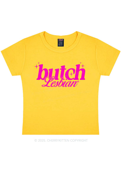 Butch Lesbian Y2K Baby Tee Cherrykitten