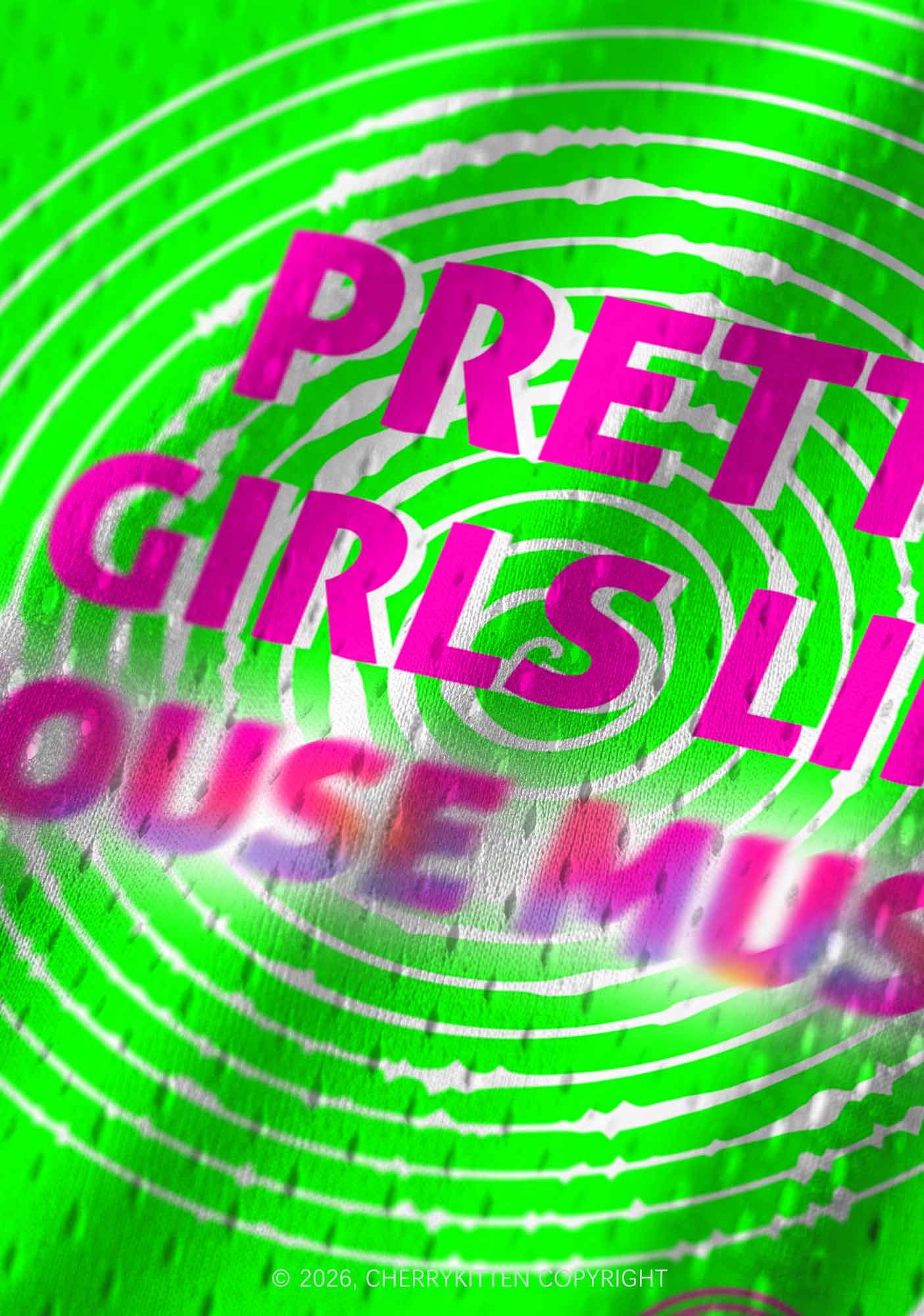 Pretty Girls Like House Music Y2K Sport Jersey Tank Cherrykitten