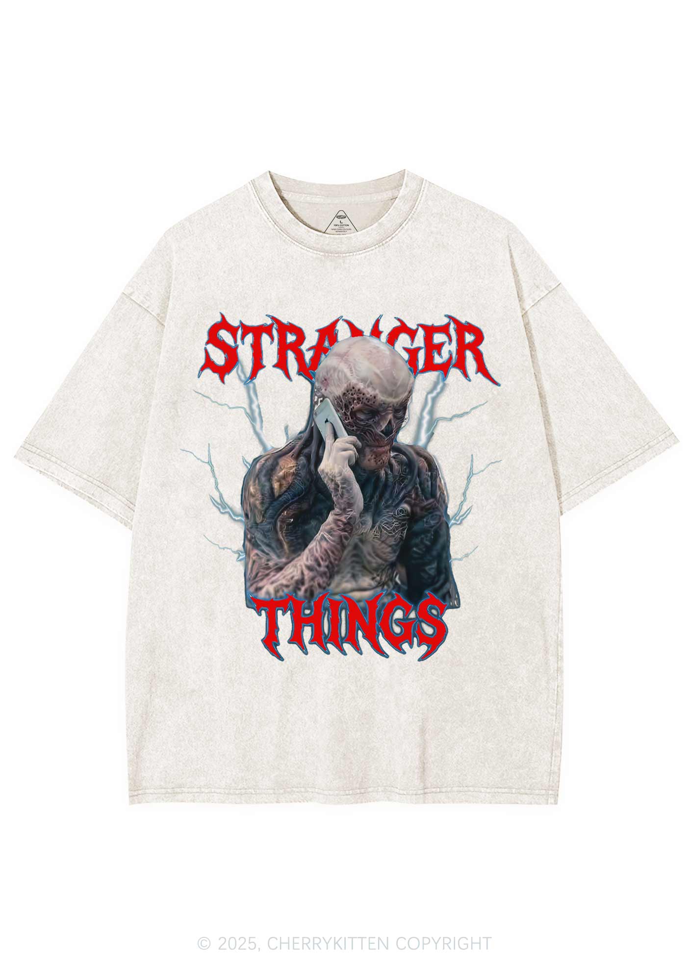 VN On Call Y2K Shirts Washed Tee Cherrykitten