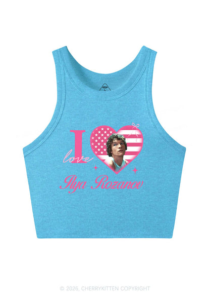 I Love IR HR Y2K Crop Tank Top Cherrykitten