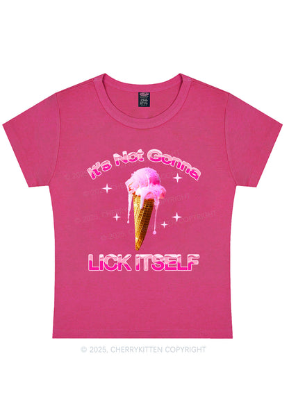 Ice Cream Lick Itself Y2K Baby Tee Cherrykitten