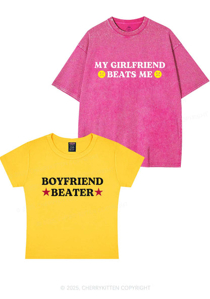 Boyfriend Beater Y2K Valentine's Day Couple Shirt Cherrykitten
