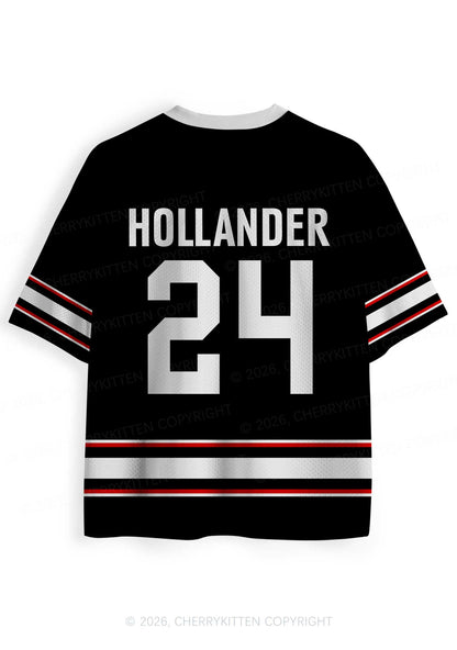 Blue Gaze HR Y2K Sport Jersey Shirts Cherrykitten