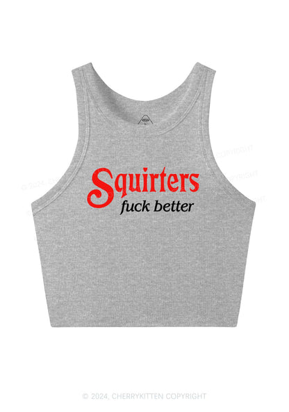 Squirters Fxxk Better Y2K Crop Tank Top Cherrykitten