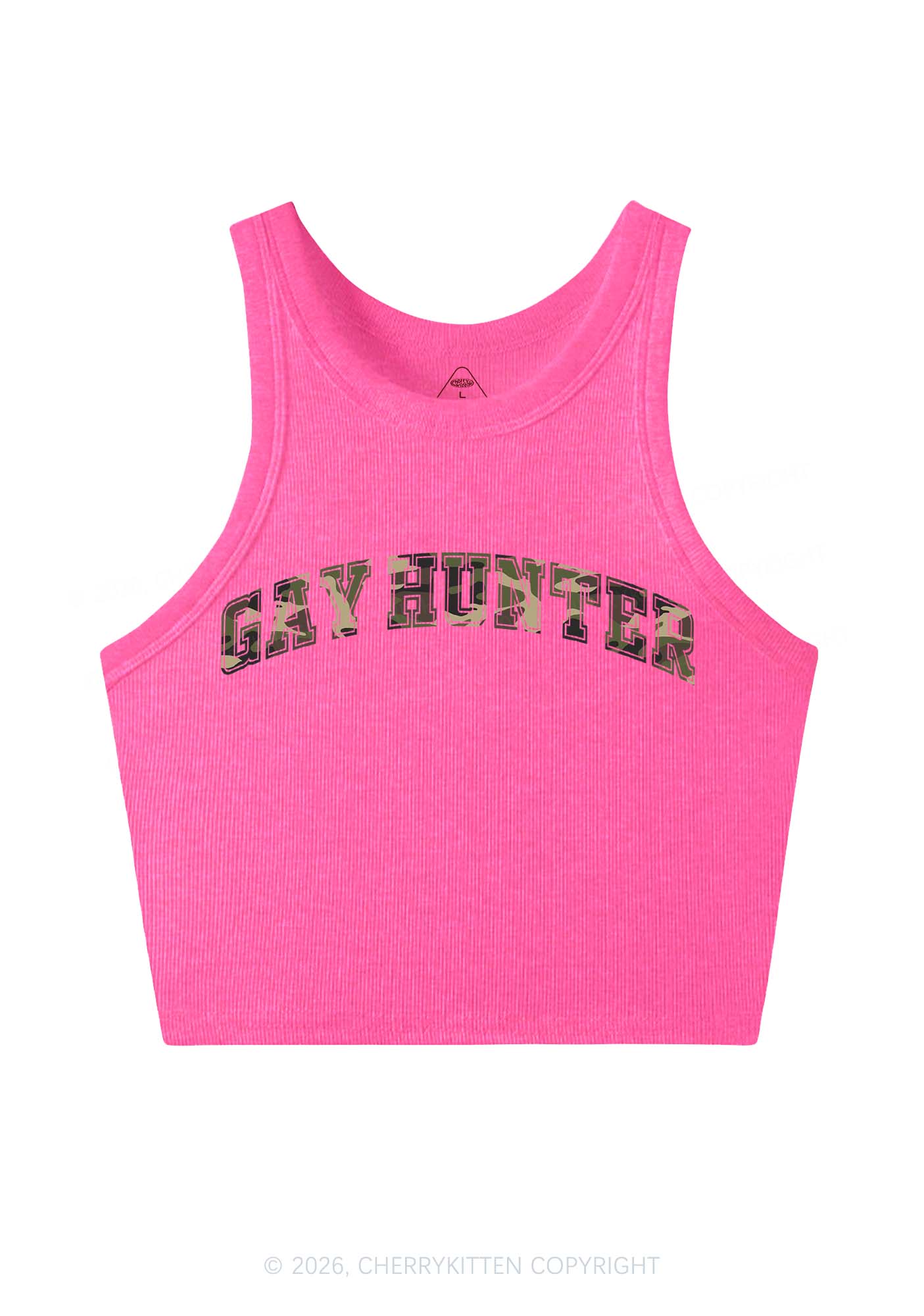 Gay Hunter Pride Y2K Crop Tank Top Cherrykitten