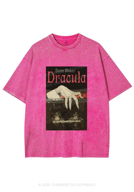 Halloween Creepy Claw Y2K Shirts Washed Tee Cherrykitten