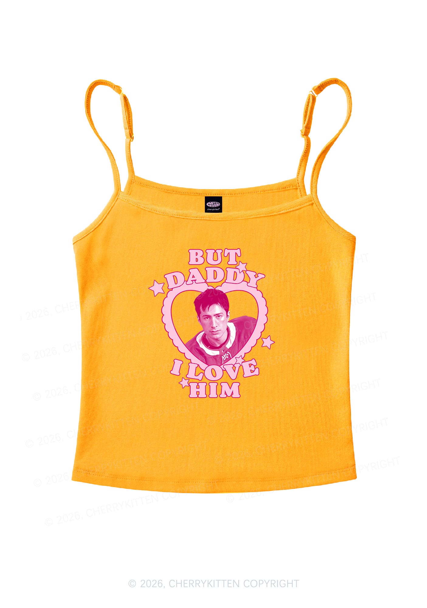 But Daddy I Love HW Y2K Spaghetti Strap Cami Cherrykitten