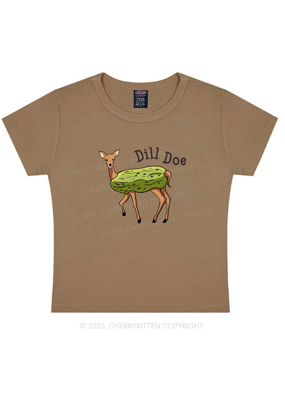 Dill Doe Y2K Baby Tee Cherrykitten