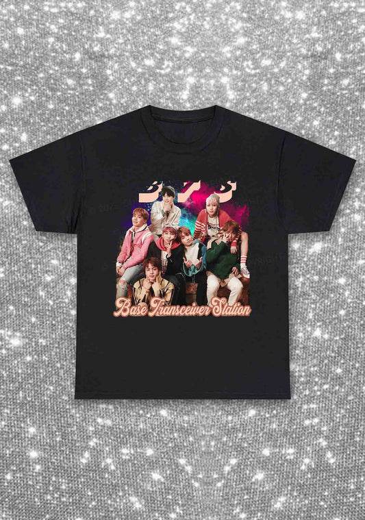 Bangtan Meaning Kpop Y2K Chunky Shirt Cherrykitten