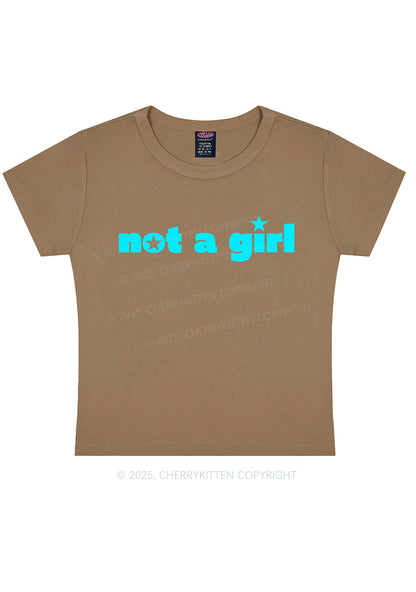 Not A Girl Y2K Baby Tee Cherrykitten