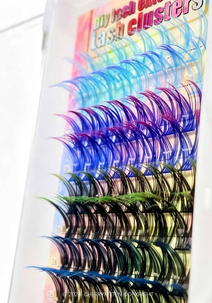 DIY Lash Clusters 96pcs Y2K Individual Eyeslash Extensions Cherrykitten
