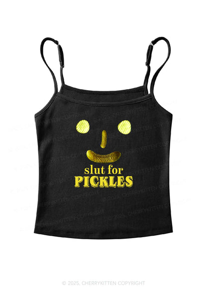 Slxt For Pickles Y2K Spaghetti Strap Cami Cherrykitten