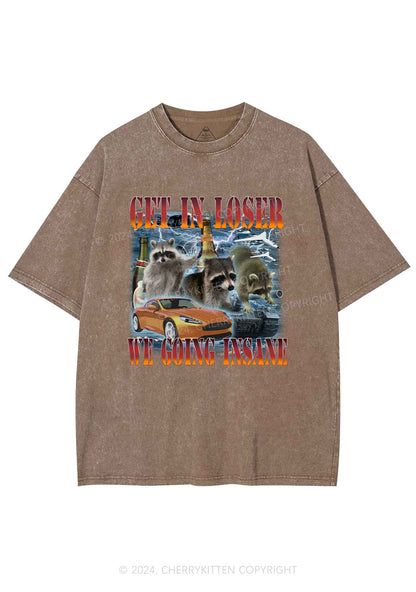 We Going Insane Y2K Washed Tee Cherrykitten