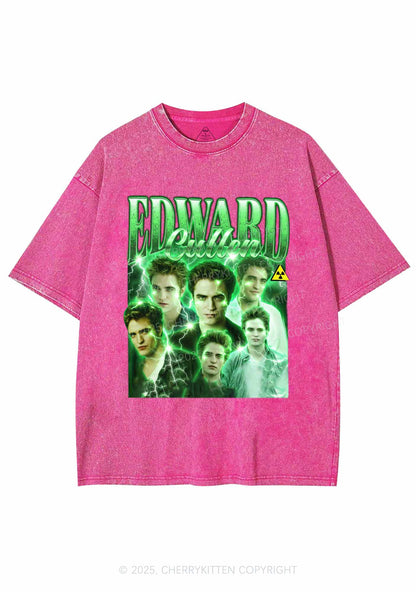 EC Green Lightning Y2K Shirts Washed Tee Cherrykitten