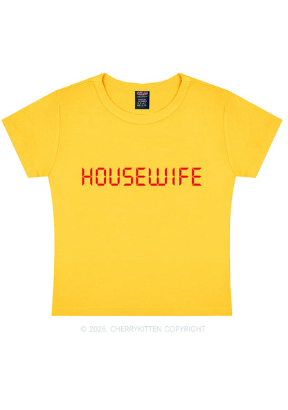 Housewife Y2K Baby Tee Cherrykitten