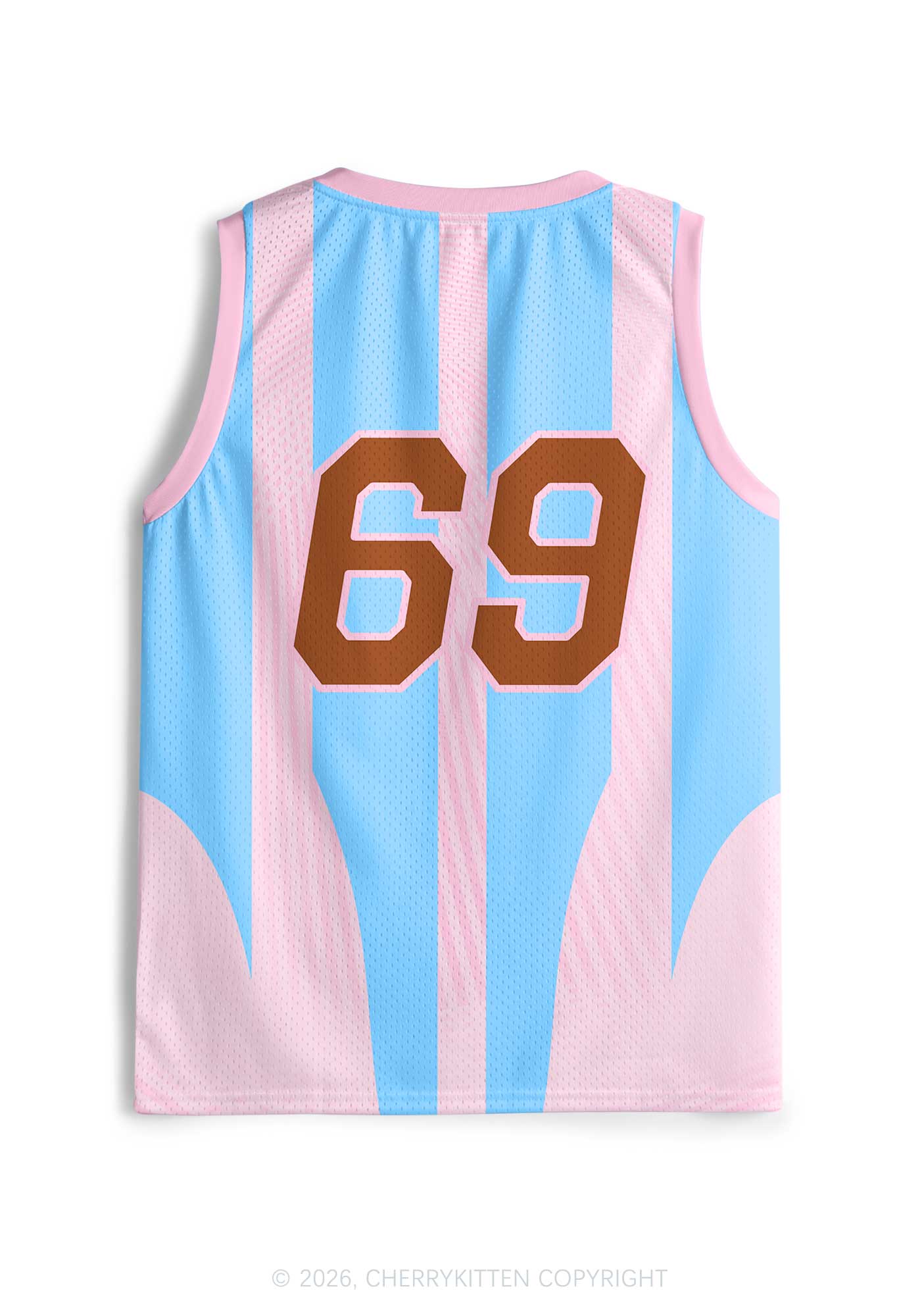 Light Pink Gods Favorite Fag Pride Y2K Sport Jersey Tank Cherrykitten