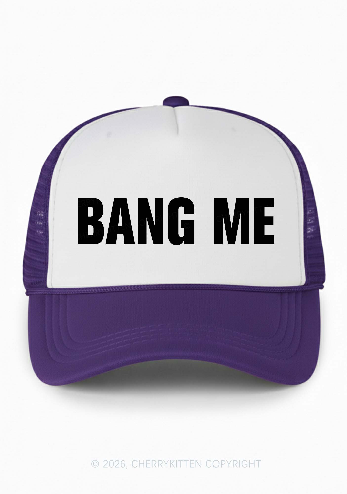 Bang Me Y2K Colorblock Trucker Hat Cherrykitten